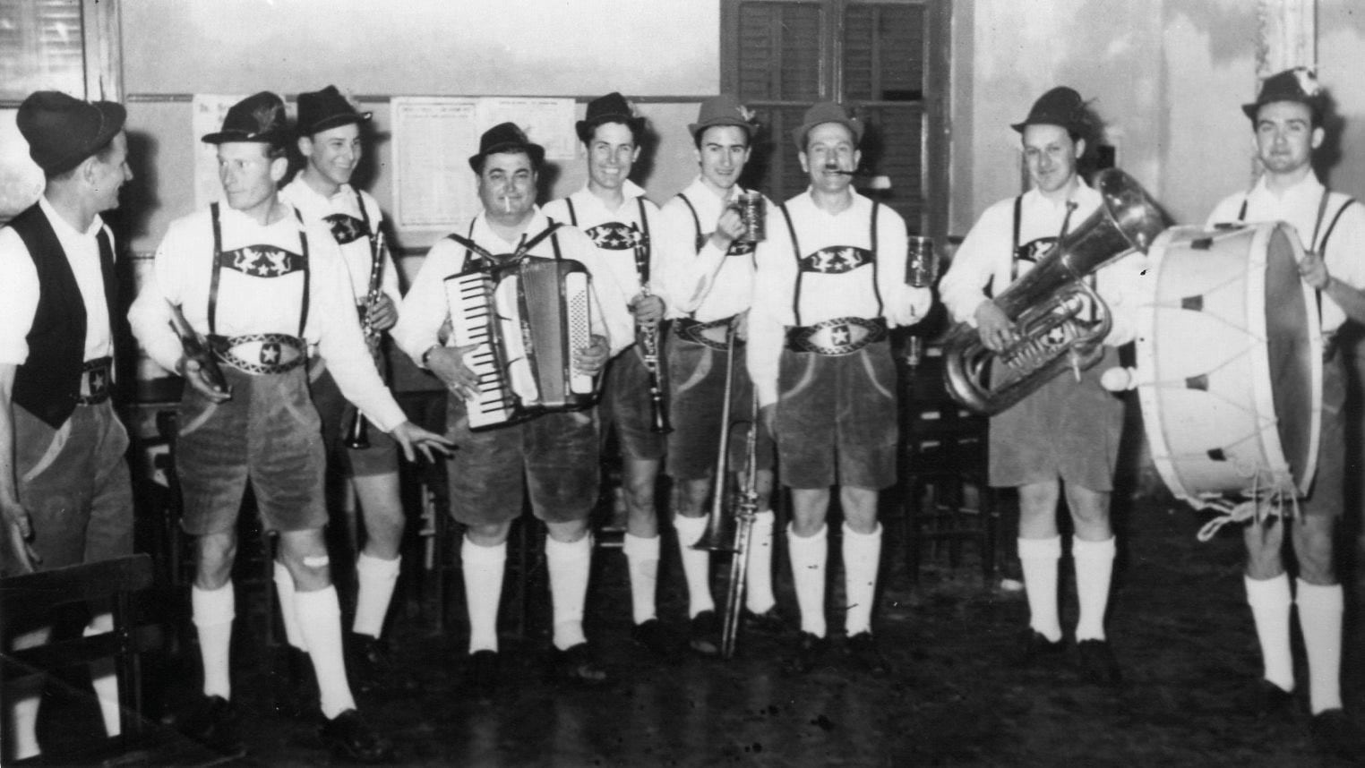 Zillertal Orchester en 1963, a un año de su fundación.