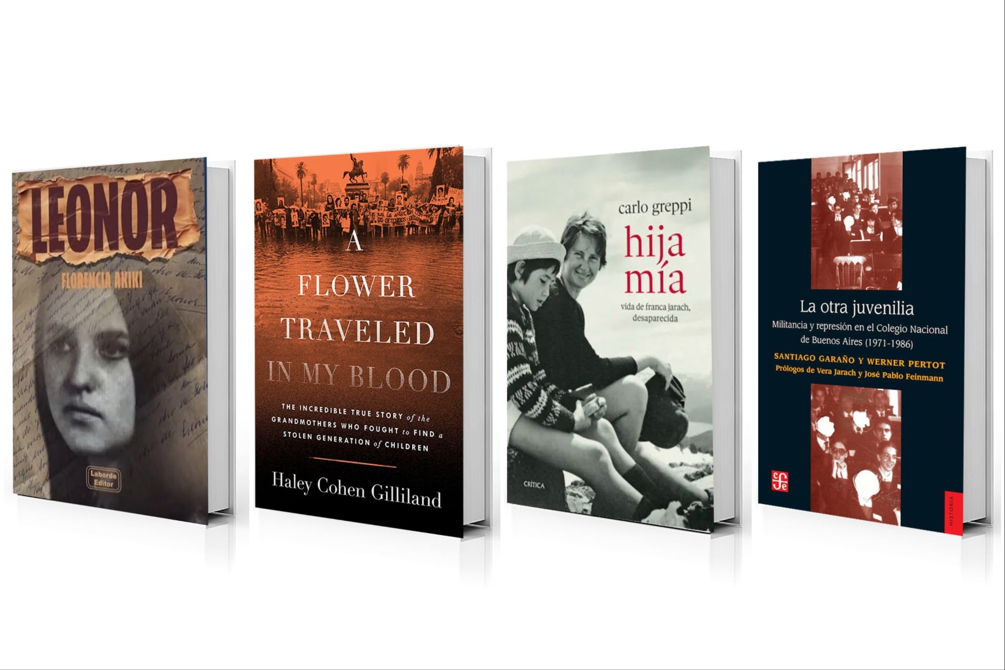 Algunos de los títulos que se presentarán en la Feria del Libro de Derechos Humanos: