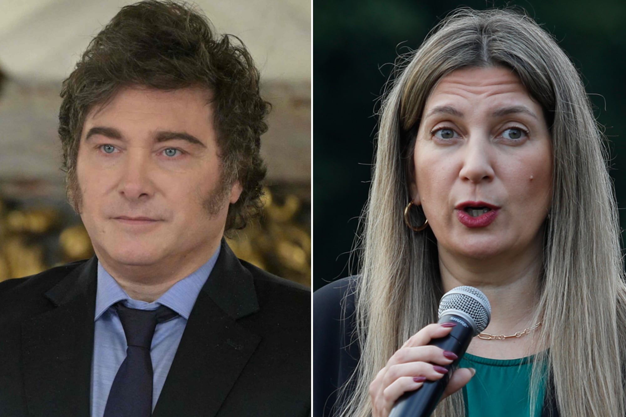 Javier Milei y Silvia Lospennato