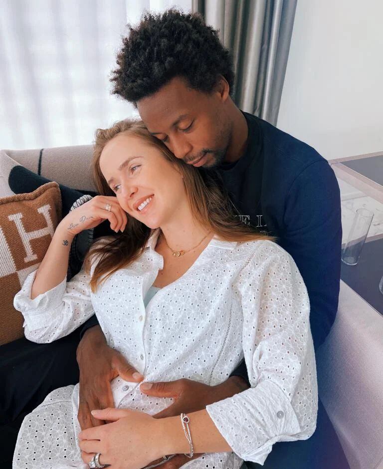 Gael Monfils y Elina Svitolina (Foto: Instagram/@iamgaelmonfils)