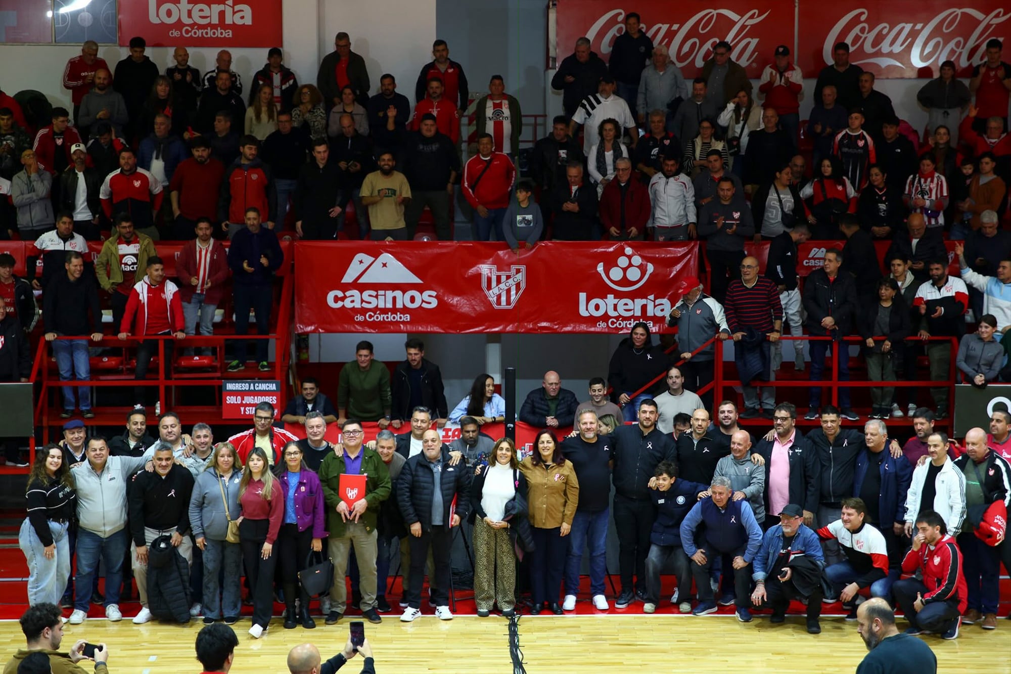 Juan Manuel Cavagliatto, presidente de Instituto de Córdoba, en la asamblea del club