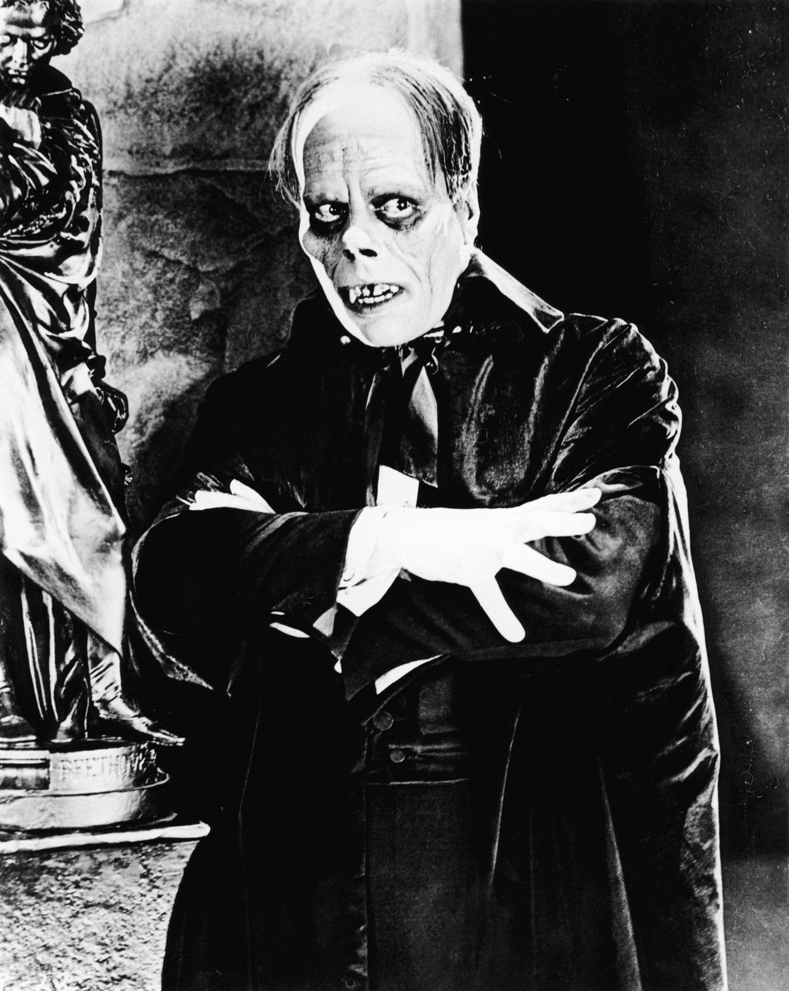 Lon Chaney en su célebre interpretación del Fantasma