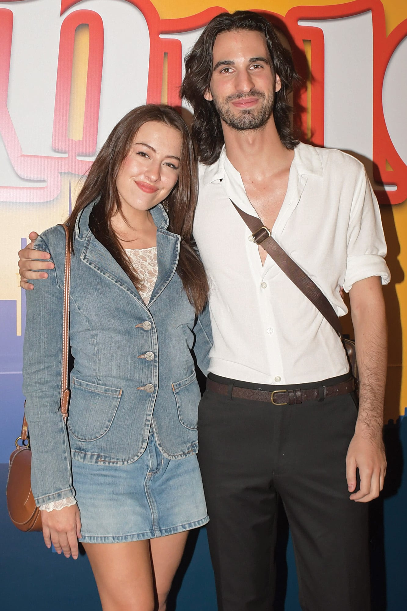 Franco Yan estuvo
acompañado por su novia, Ernestina Ambiela