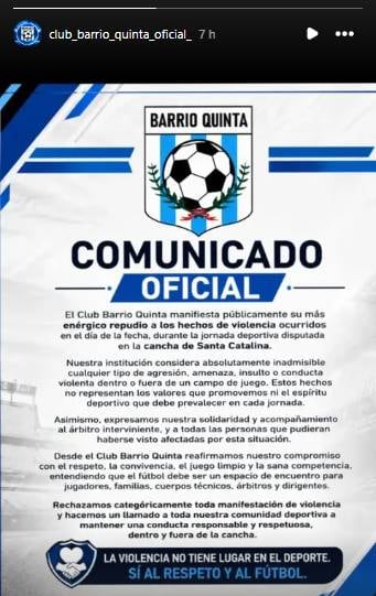 Detuvieron a un jugador de fútbol en Santa Fe por golpear al árbitro luego de ser expulsado 7 Le pegó al árbitro porque lo expulsó de un partido: fue detenido.