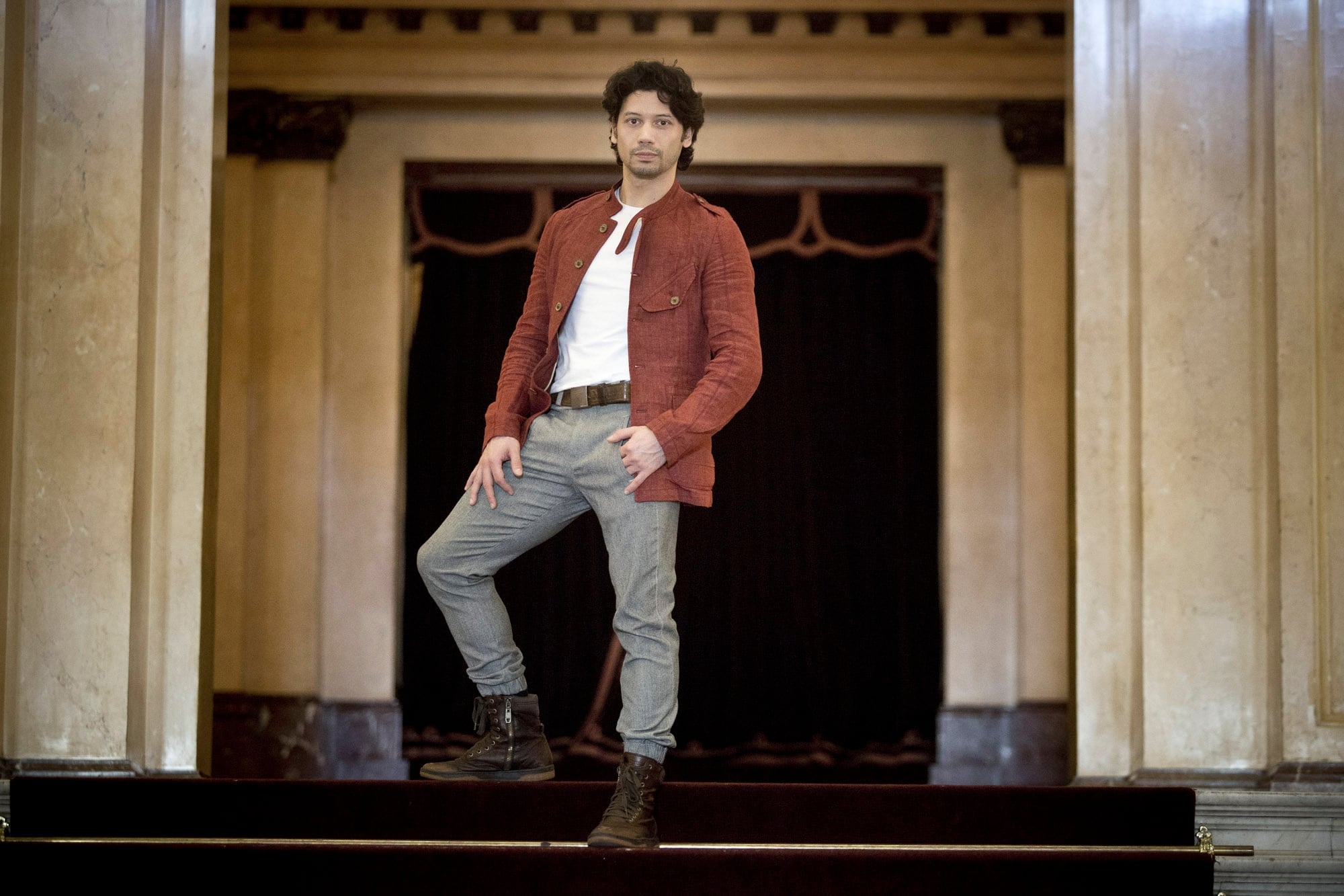 Herman Cornejo, en una de sus visitas como bailarín invitado en el Teatro Colón