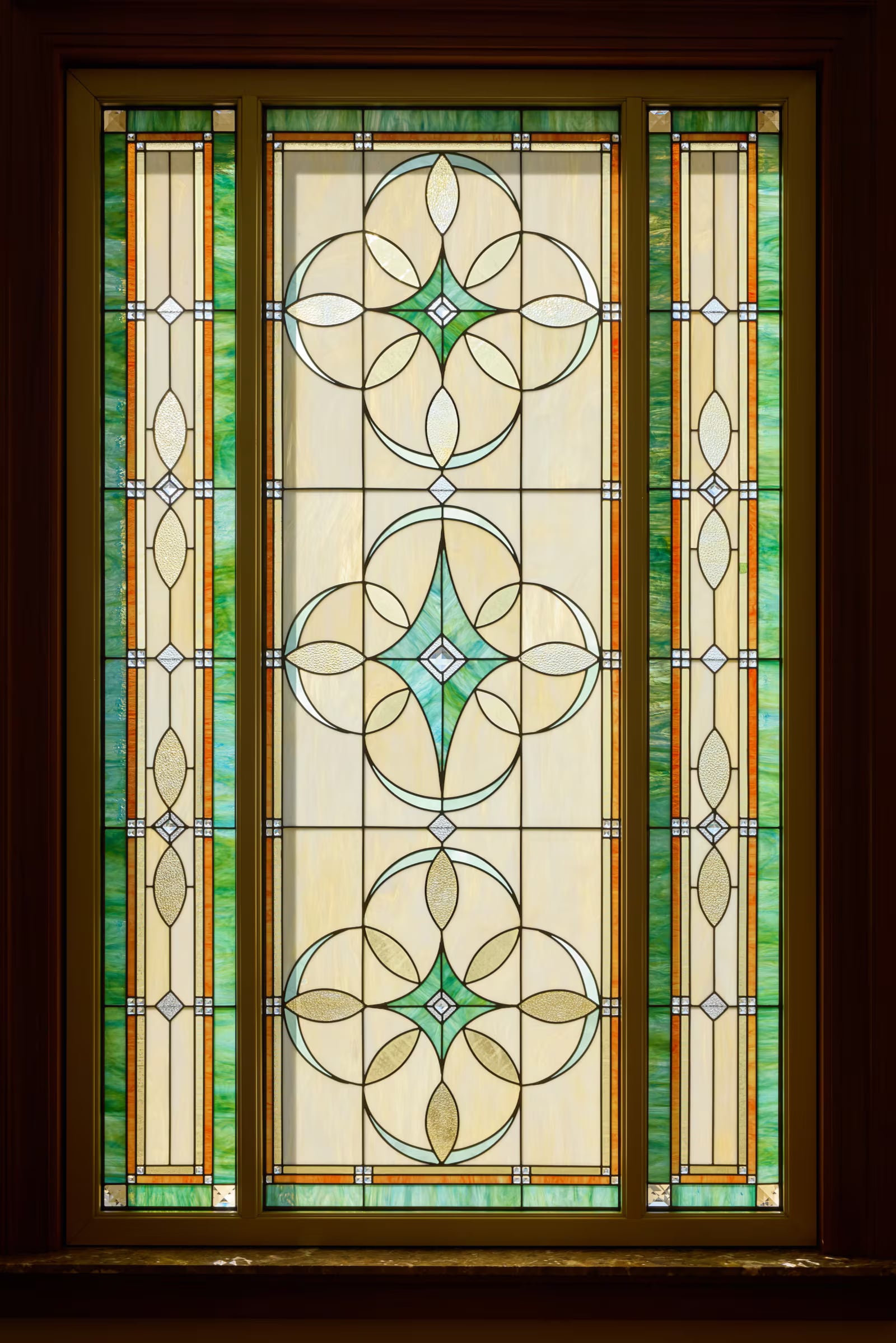 Vitrales del templo