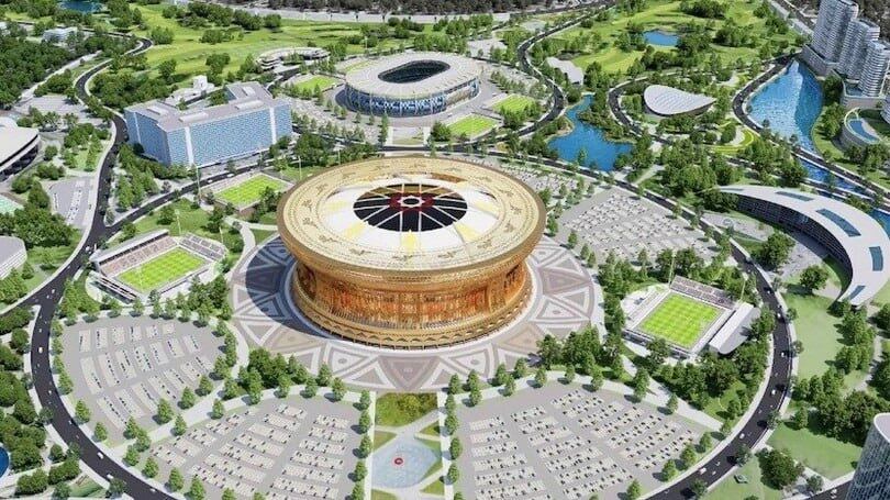 Los detalles del extravagante estadio que se construye en Vietnam.