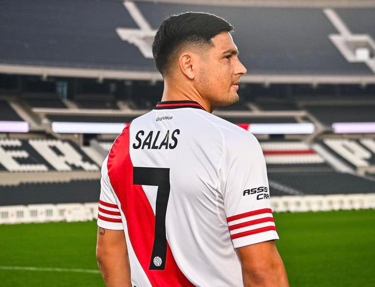 Maximiliano Salas es nuevo jugador de River; el delantero utilizará la camiseta número 7