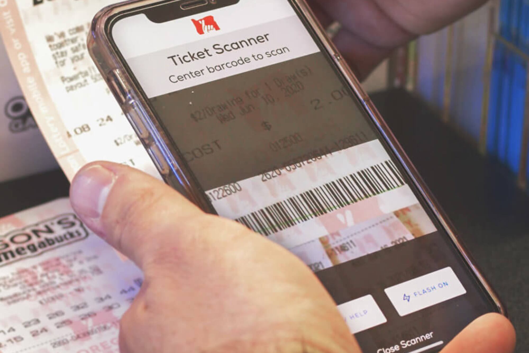 Jackpocket, la plataforma utilizada, funcionaba como courier: compraba el boleto físico y enviaba una copia escaneada al usuario