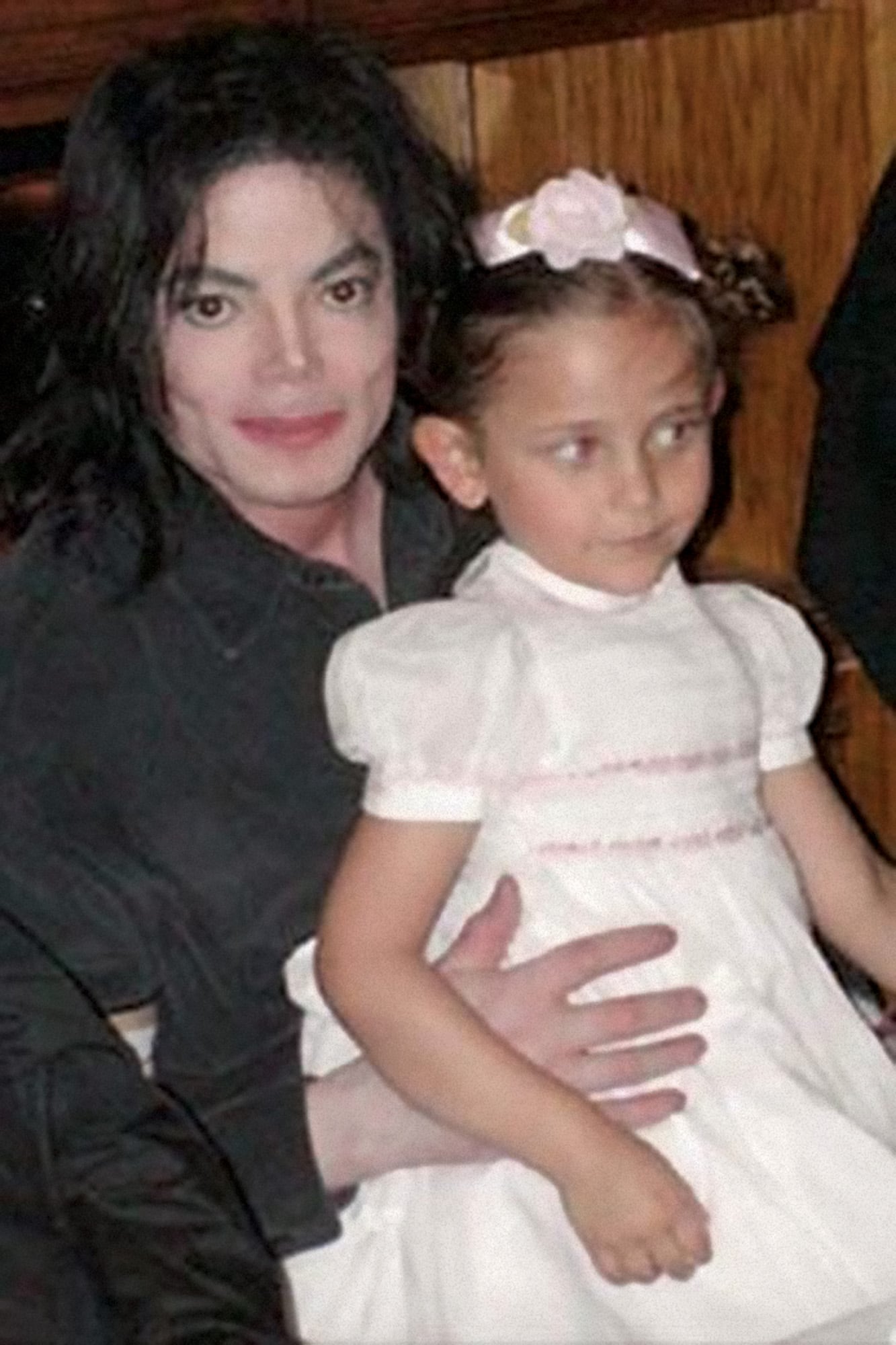 Michael Jackson con su hija Paris