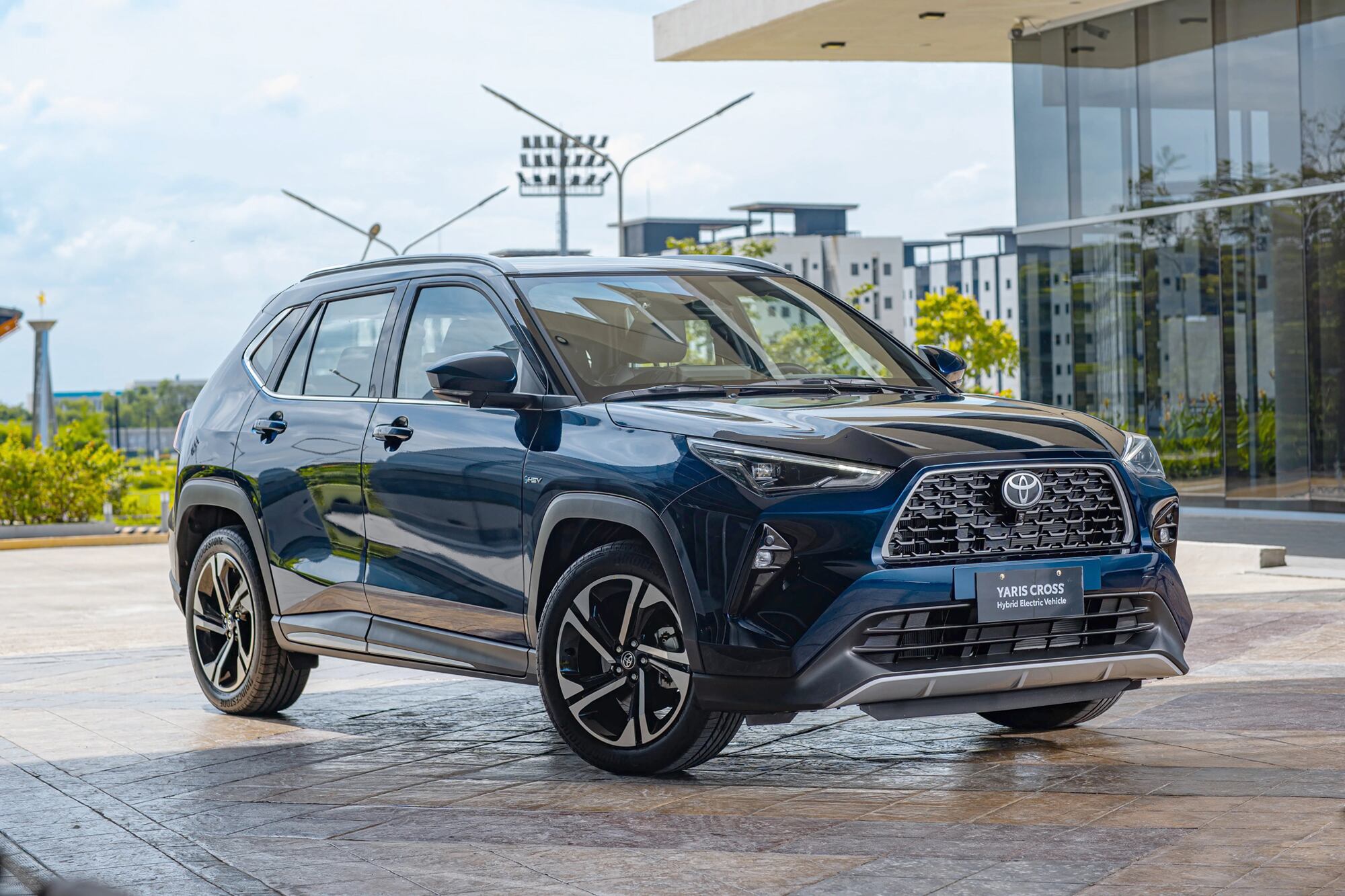 El Yaris Cross híbrido que se vende en Brasil