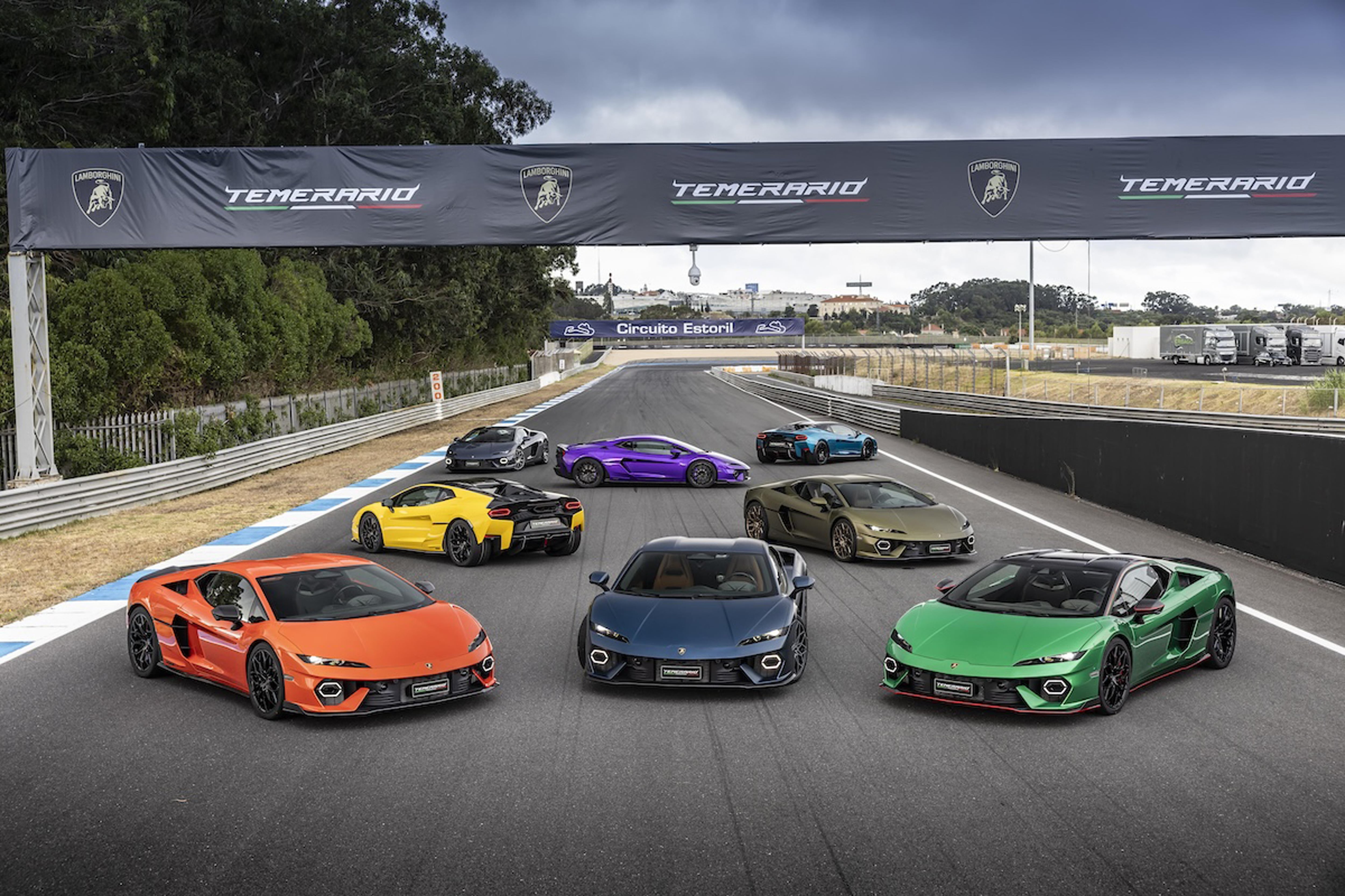 La línea Temerario de colores de Lamborghini