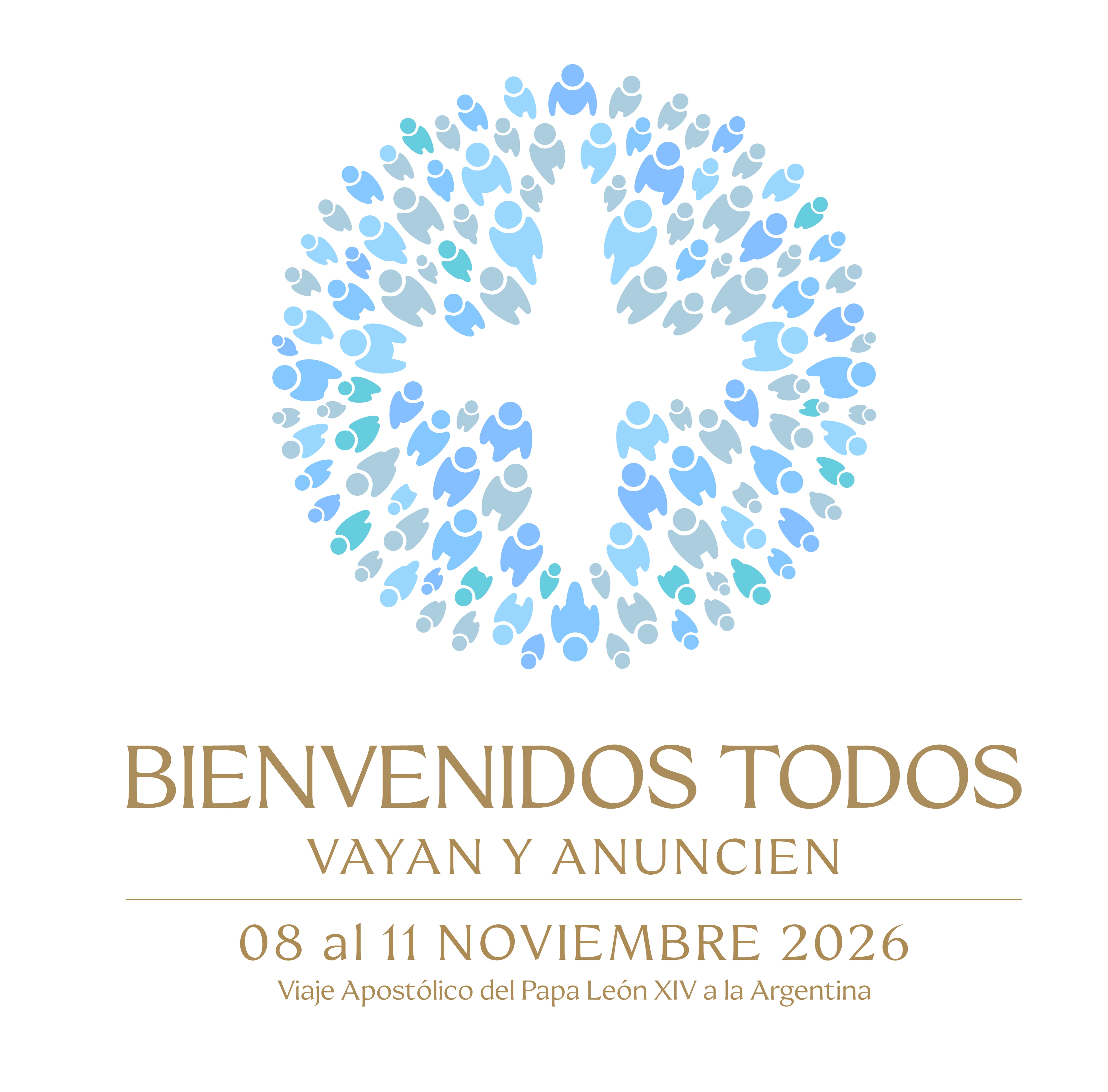 El logo oficial de la gira a la Argentina