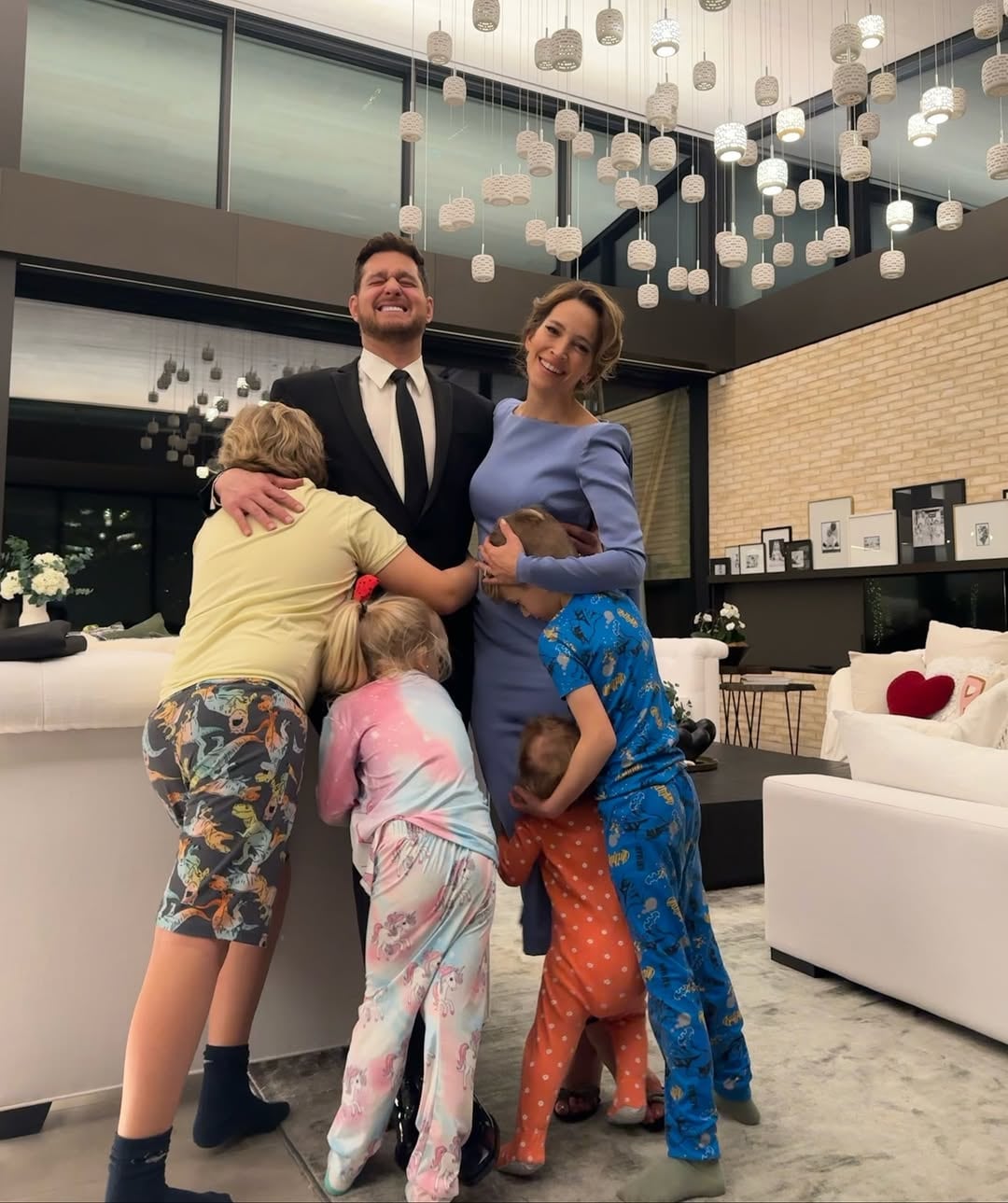 Michael Bublé y Luisana Lopilato tienen cuatro hijos en común, Noah, Elias, Vida y Cielo (Foto: Instagram @michaelbuble)