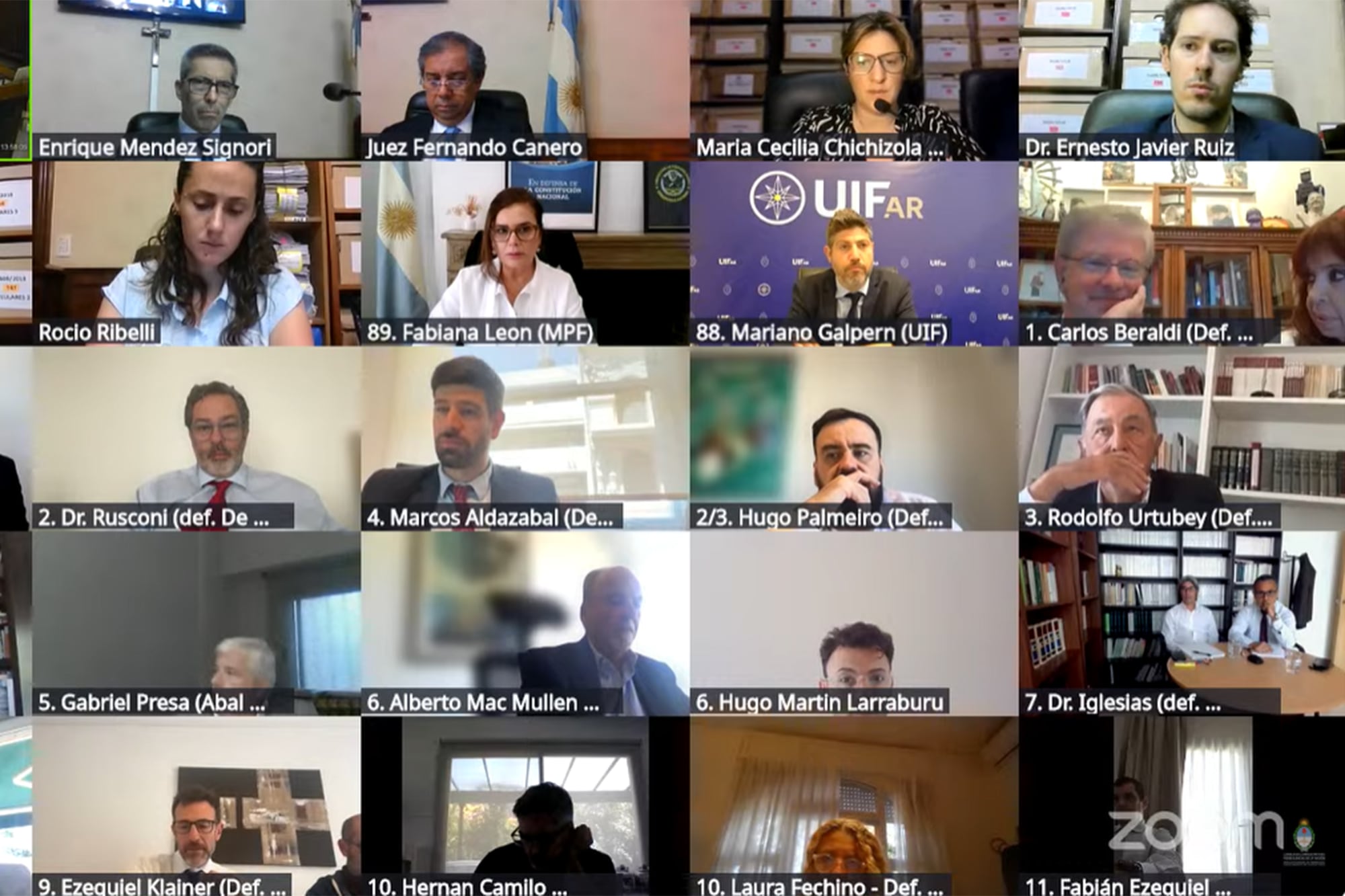 Cuadernos, quinta audiencia: se completa la acusación contra los empresarios por el pago de 127 sobornos, muchos de ellos entregados en la casa de Cristina Kirchner