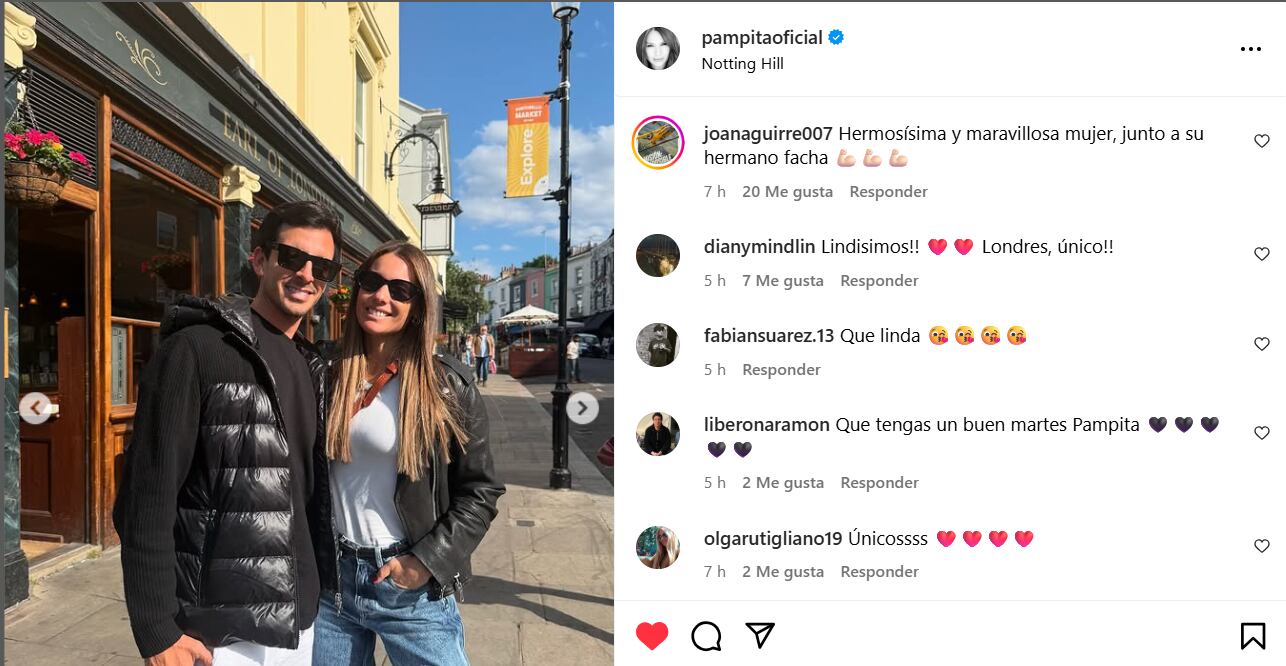 Carolina siempre recibe mucho amor de sus seguidores en las redes sociales (Foto: Captura Instagram @pampitaoficial)