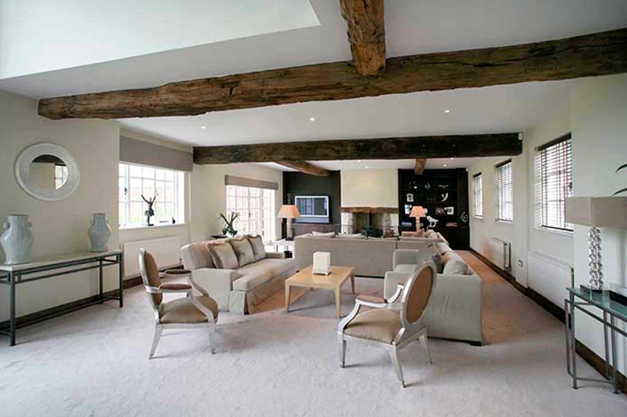 El living donde los Beckham compartieron infinidad de tardes juntos