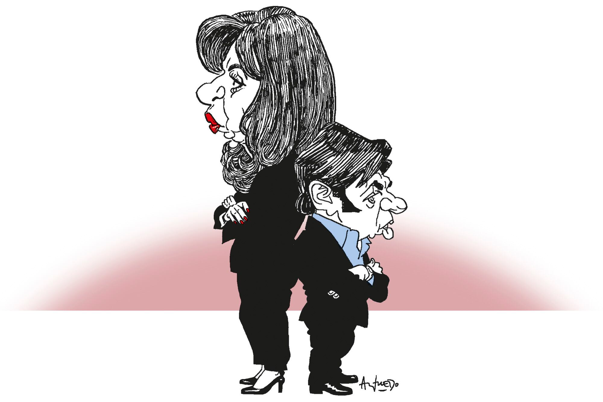 Cristina Kirchner y Axel Kicillof