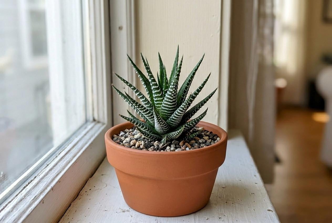 Planta cebra: la suculenta de hojas rayadas que es fácil de cuidar e ideal para decorar el interior de casa