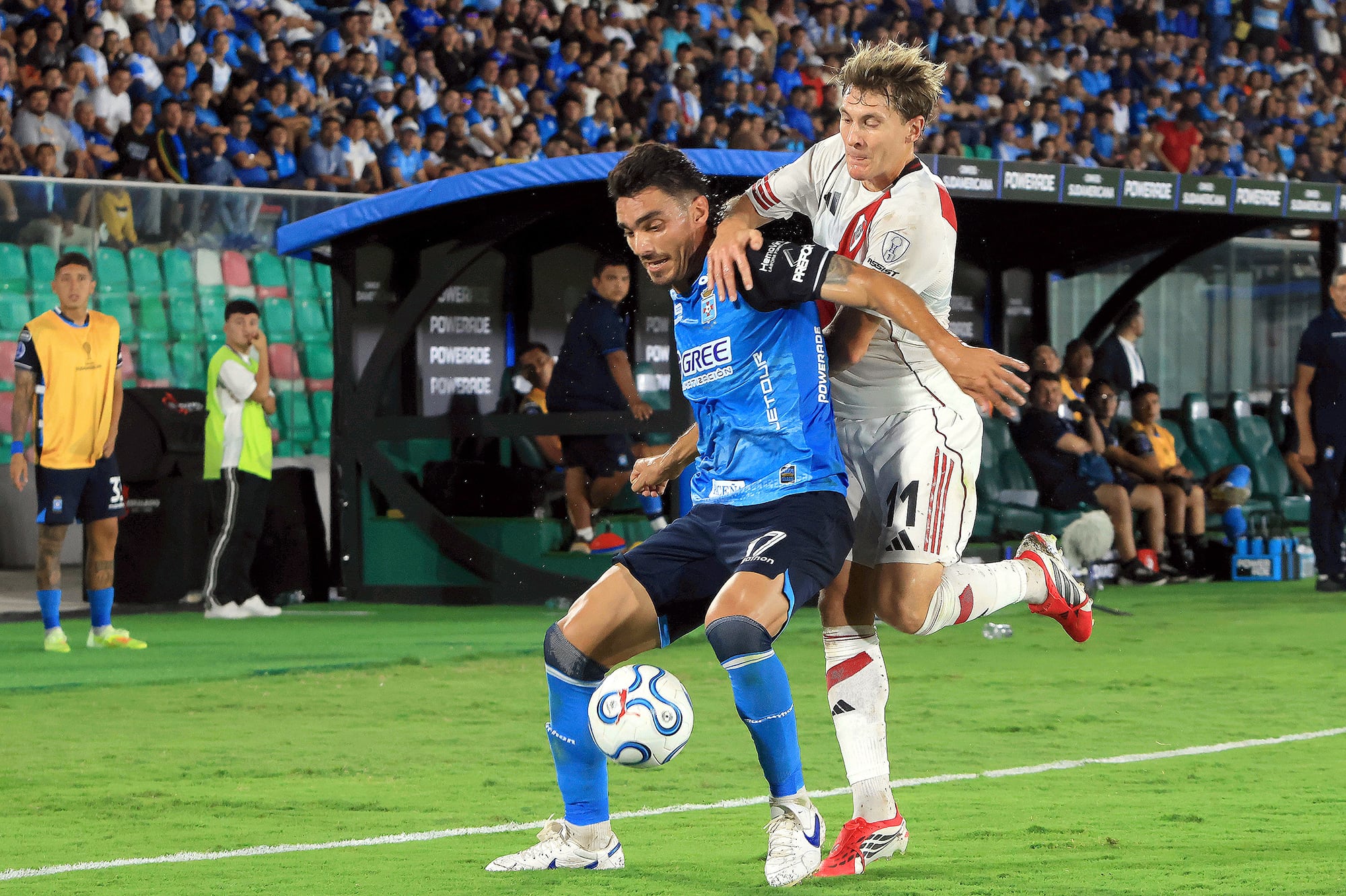 River no pudo con Blooming y empató 1 a 1 en la primera fecha del Grupo H de la Sudamericana 2026