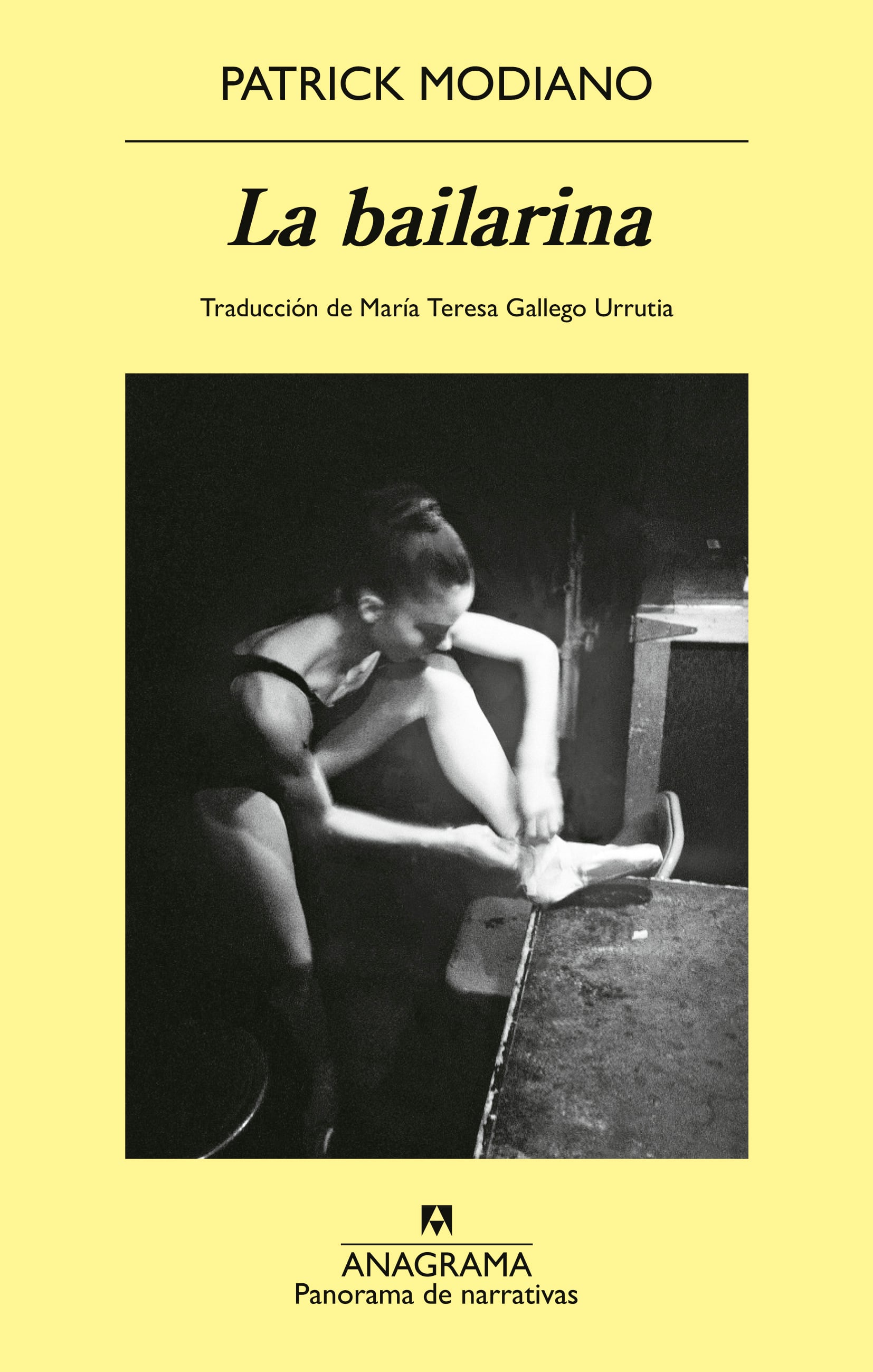 La bailarina, nueva novela de Patrick Modiano (Ed. Anagrama)
