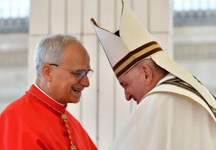 Prevost y Bergoglio supieron protagonizar diversos momentos de complicidad