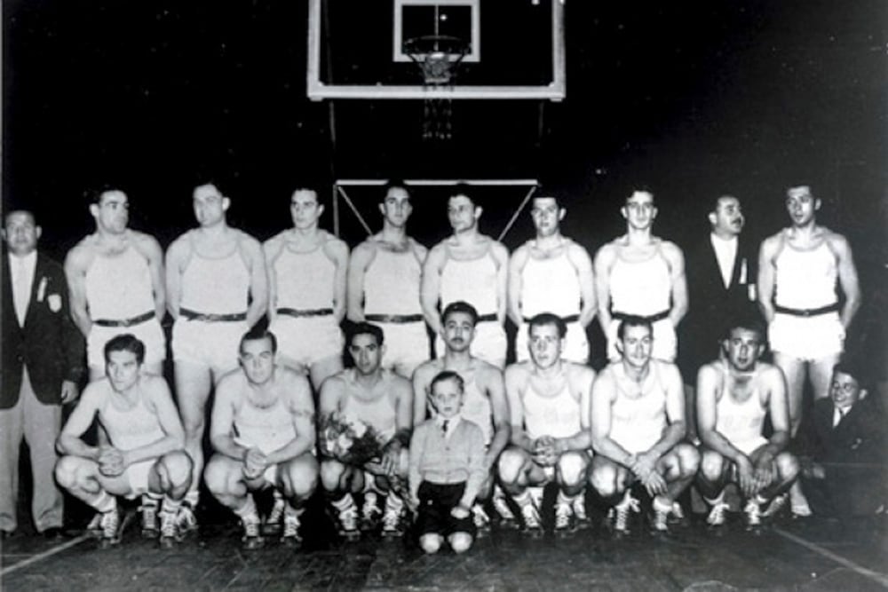 La selección argentina de basquet campeona del Mundial FIBA de 1950, en nuestro país