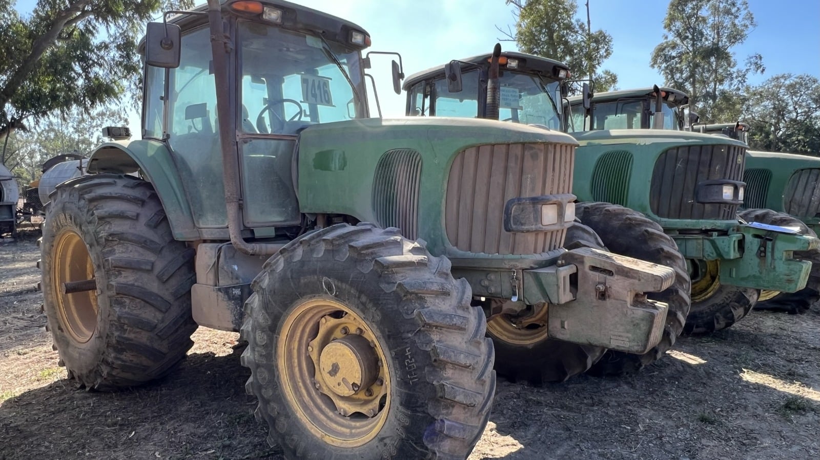Saldrán a remate 34 tractores John Deere