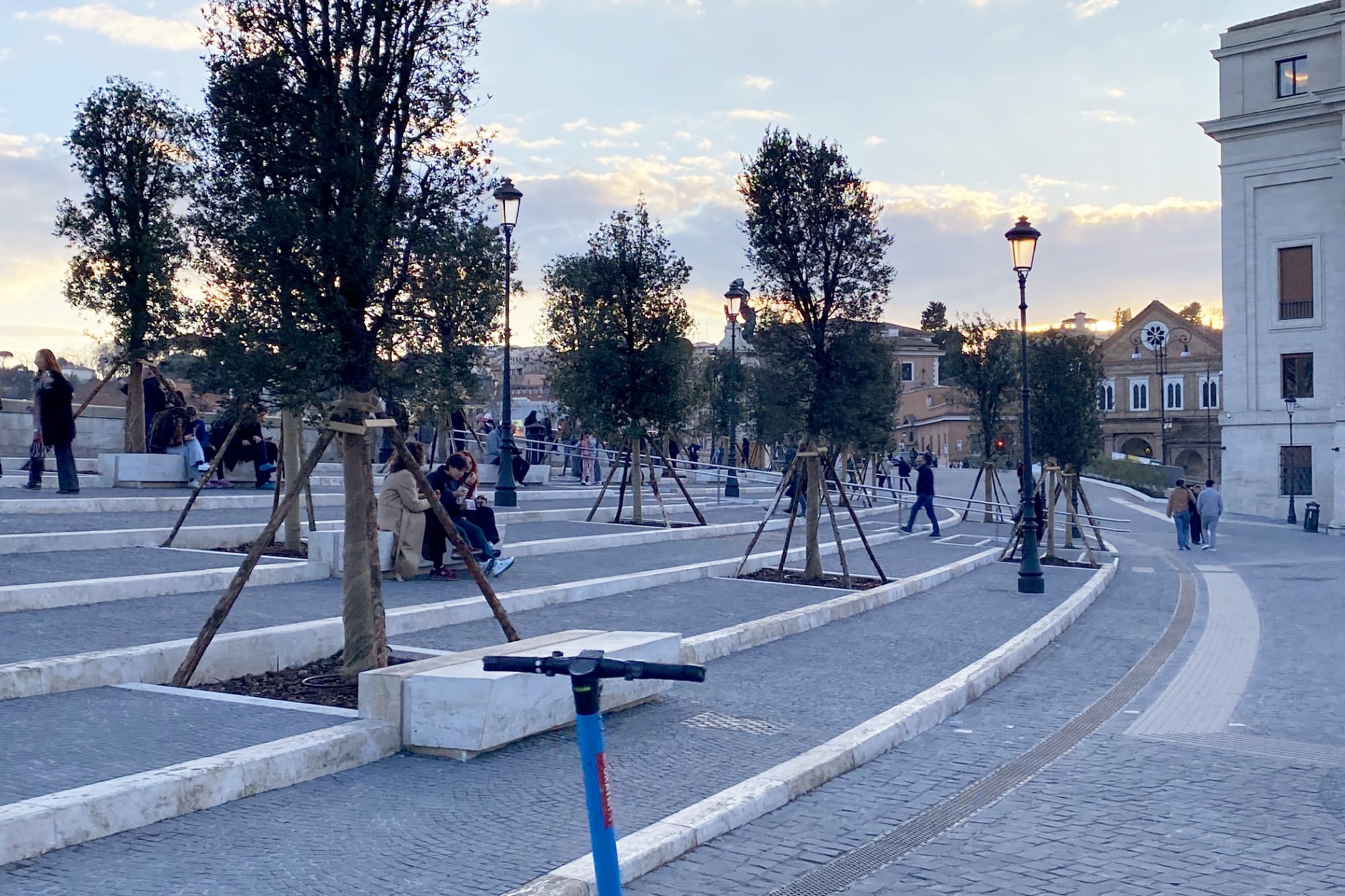 Las nuevas reformas en Piazza Pía