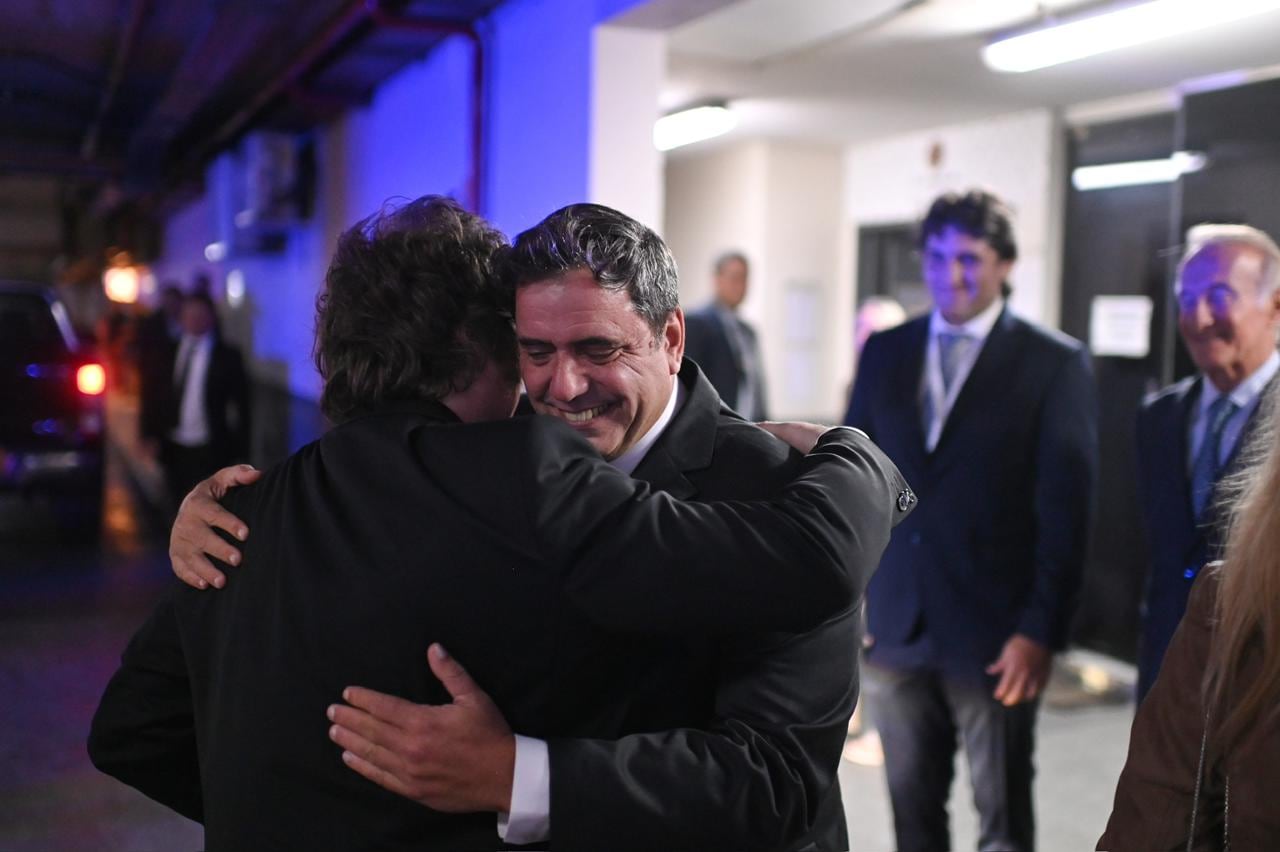 Milei con Lisandro Catalán en Tucumán