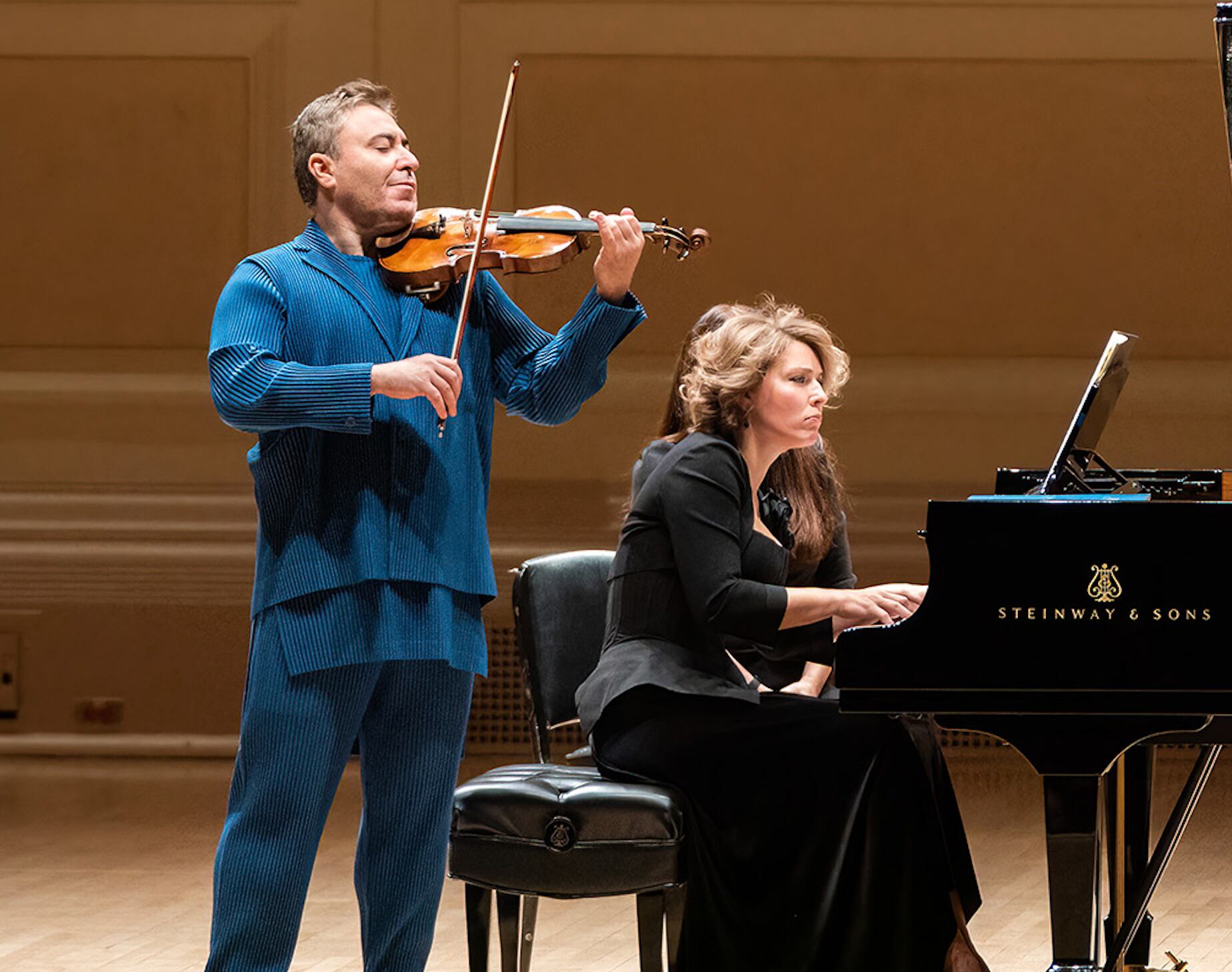 Maxim Vengerov y Polina Osetinskaya: los diez años del dúo y su presentación en el Teatro Colón