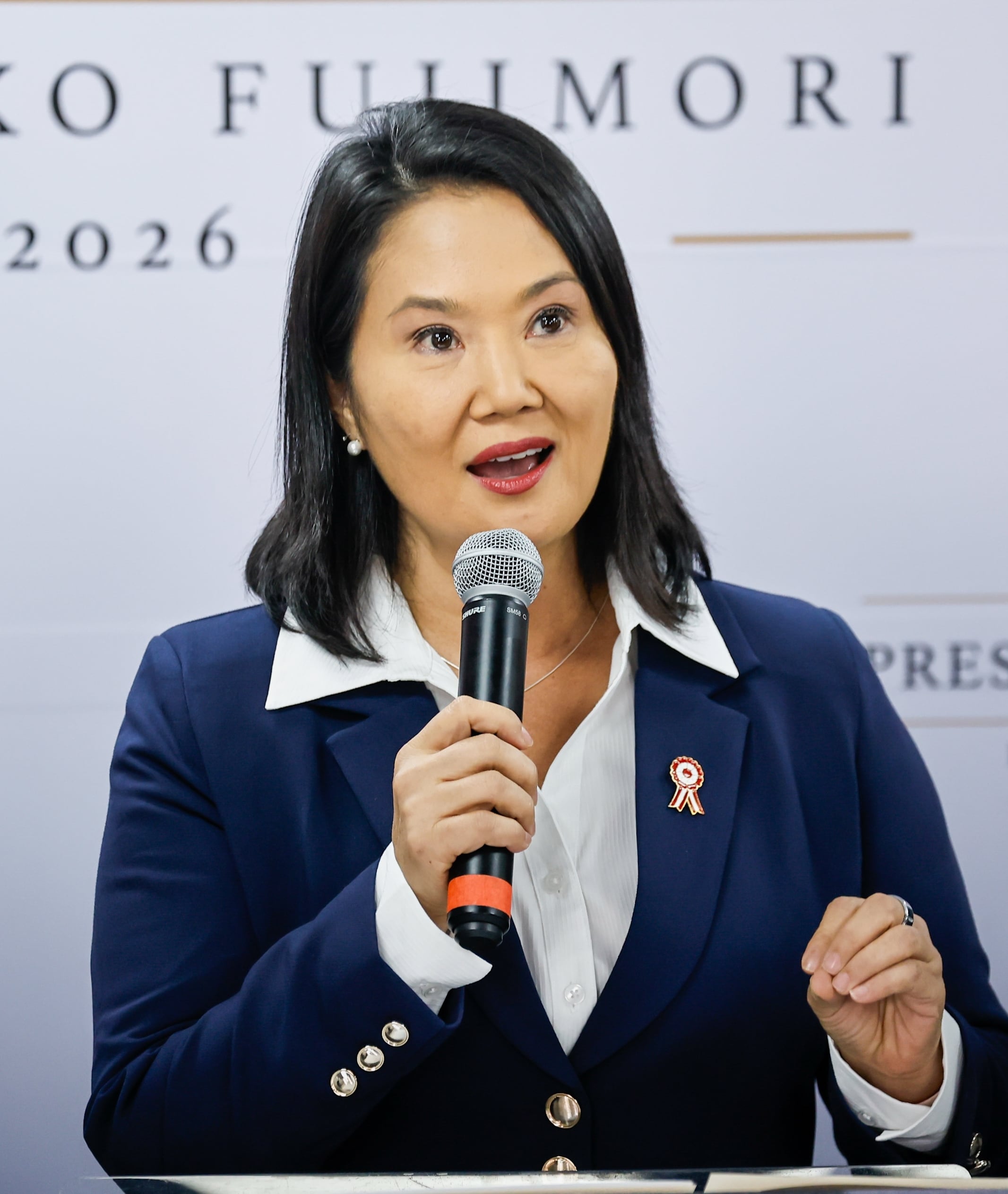Perú y México restablecen relaciones tras el quiebre por el polémico asilo a una exfuncionaria peruana 7 Keiko Fujimori durante una rueda de prensa. La mandataria había mencionado antes de asumir su interés en restablecer las relaciones.