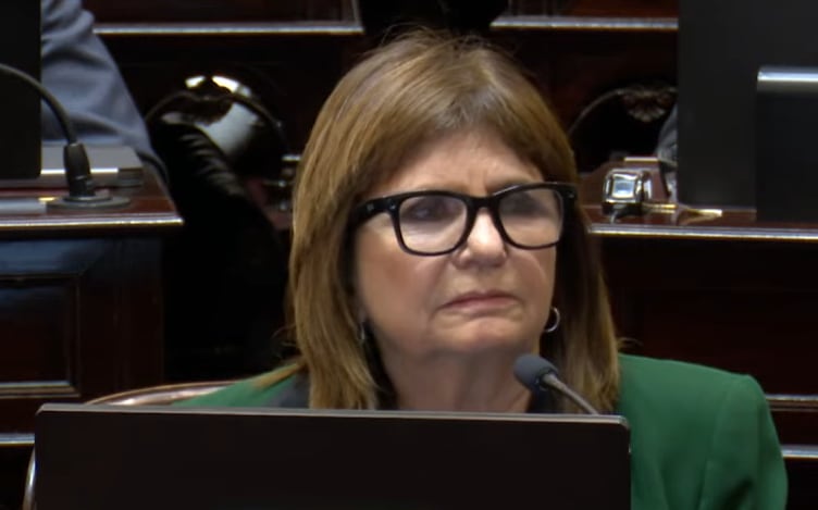 La senadora de La Libertad Avanza, Patricia Bullrich
