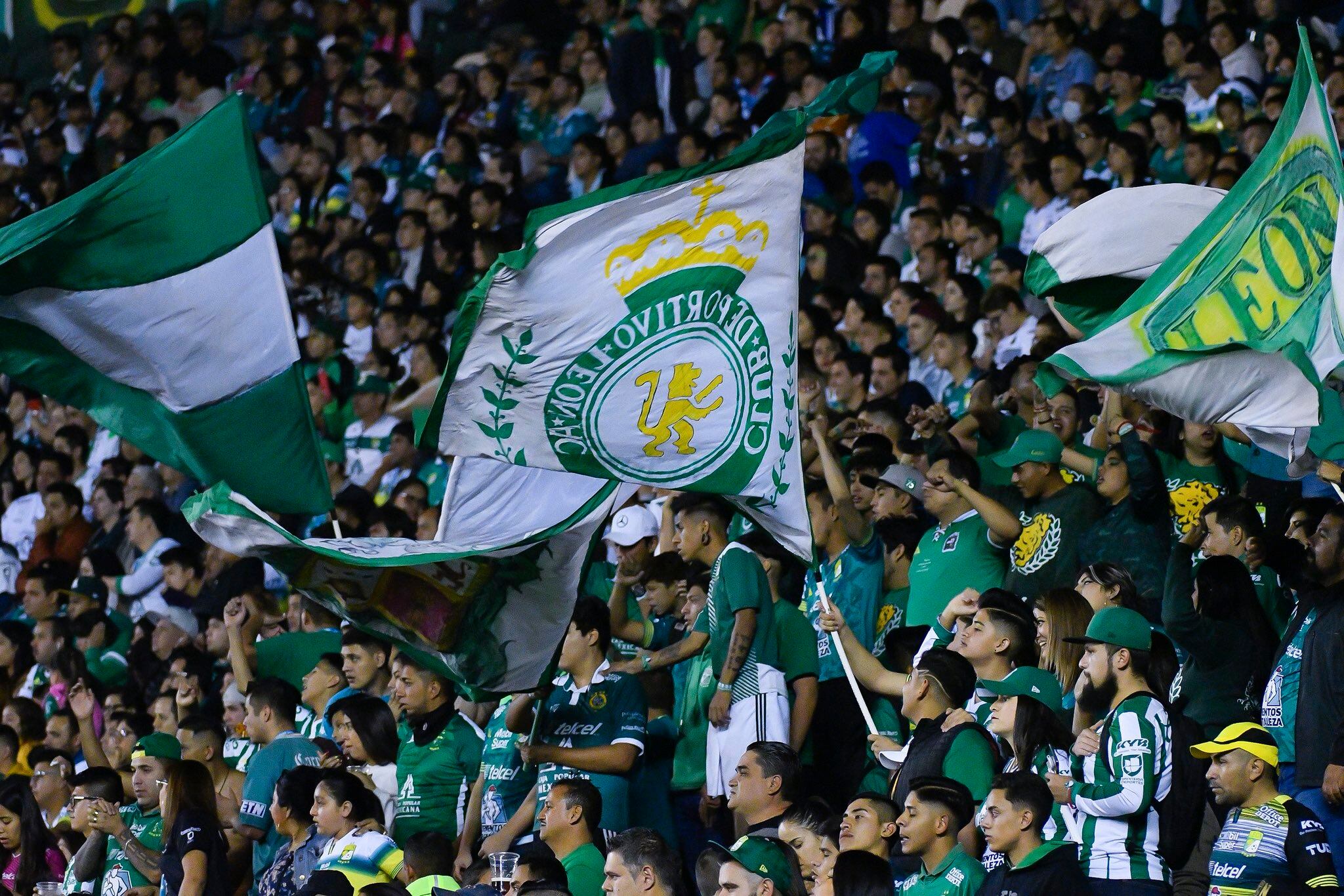 Aficionados del Club León de México.