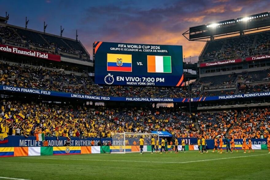 Ecuador vs. Costa de Marfil: hora de Nueva York para ver el partido del Mundial 2026 en vivo