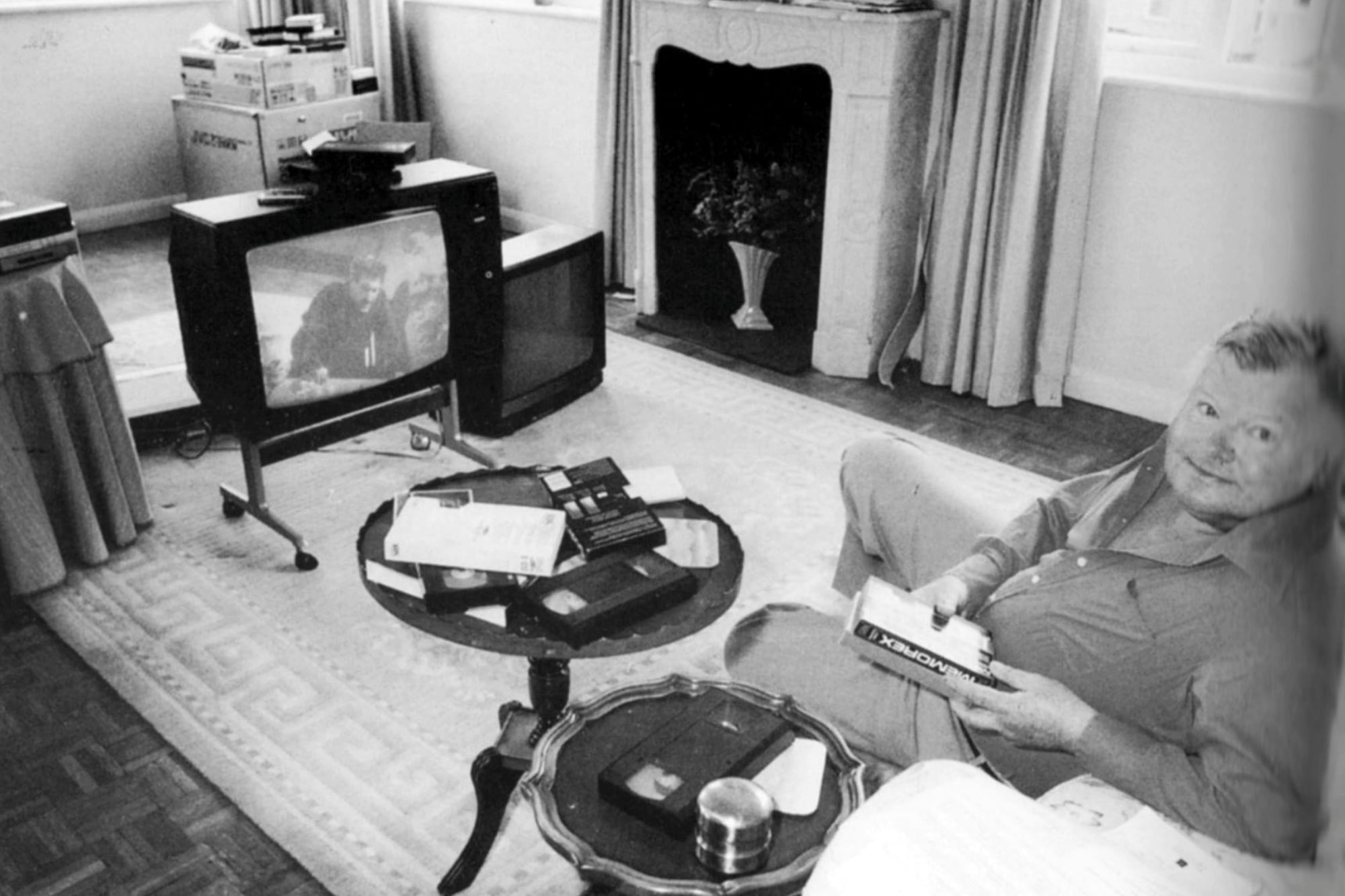 Benny Hill en su casa