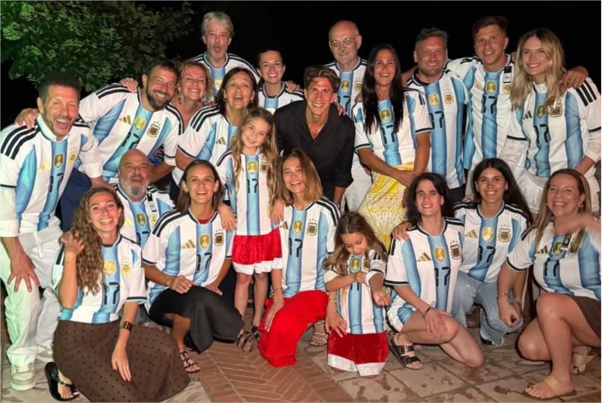 Diego Simeone, sus hijos y Carolina Baldini, todos juntos en Argentina para las Fiestas: “Nos unió el amor”