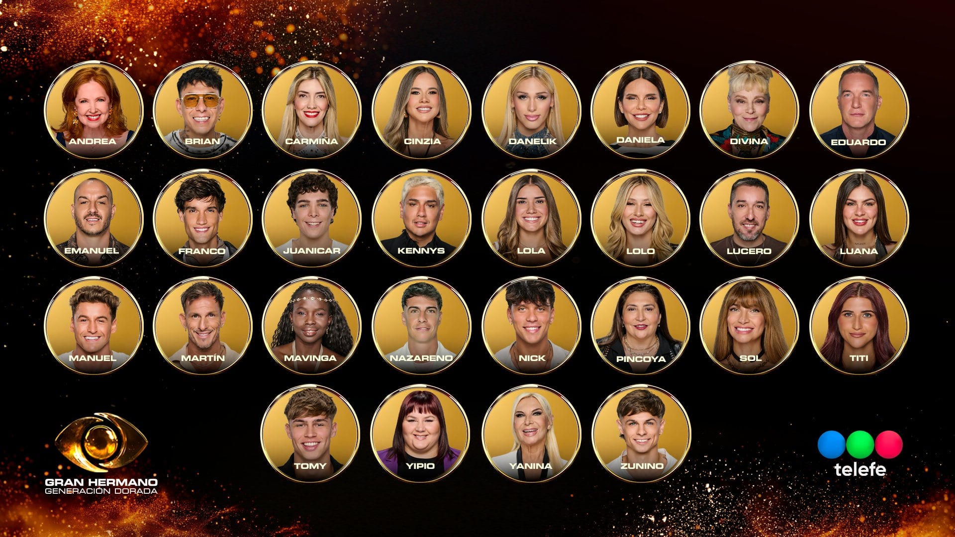 Gran Hermano 2026: uno por uno, quiénes completan la lista de esta generación dorada