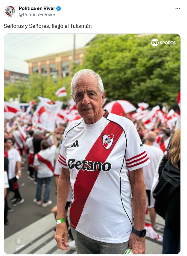 Estos fueron los mejores memes del partido de River-Inter de Milán (Foto: Captura X @politicaenriver)