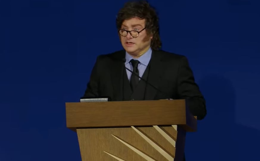 Javier Milei se presenta ante empresarios en EE.UU.: “Estamos logrando domar la inflación”