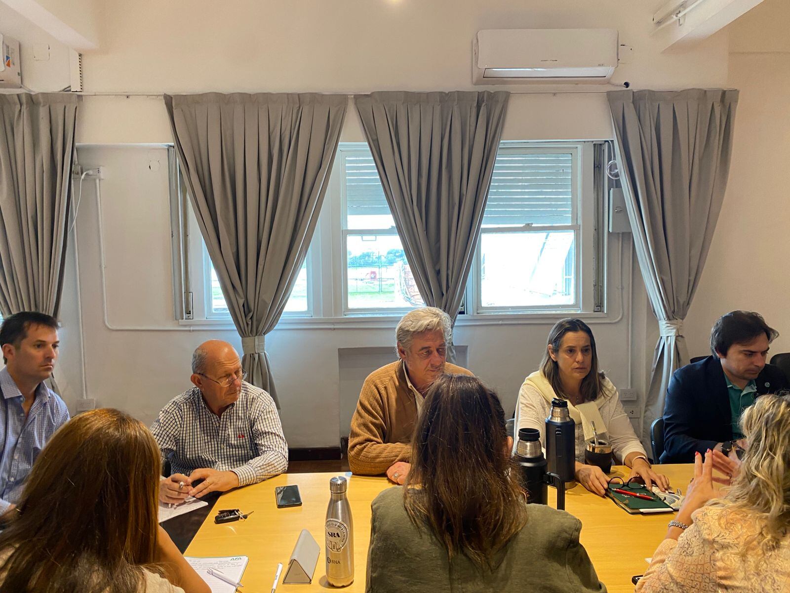 La Mesa de Enlace en la reunión con el gabinete santafesino
