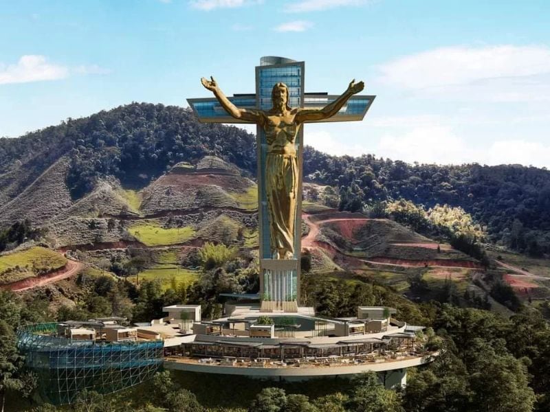 Comenzó la construcción de la estatua de Jesucristo más grande del mundo que superará al Cristo Redentor