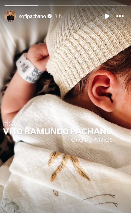 La tierna foto que compartió Sofía en sus redes sociales