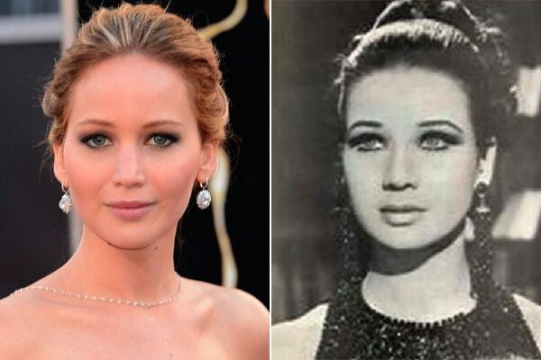 El parecido de Jennifer Lawrence y Zubaida Tharwat