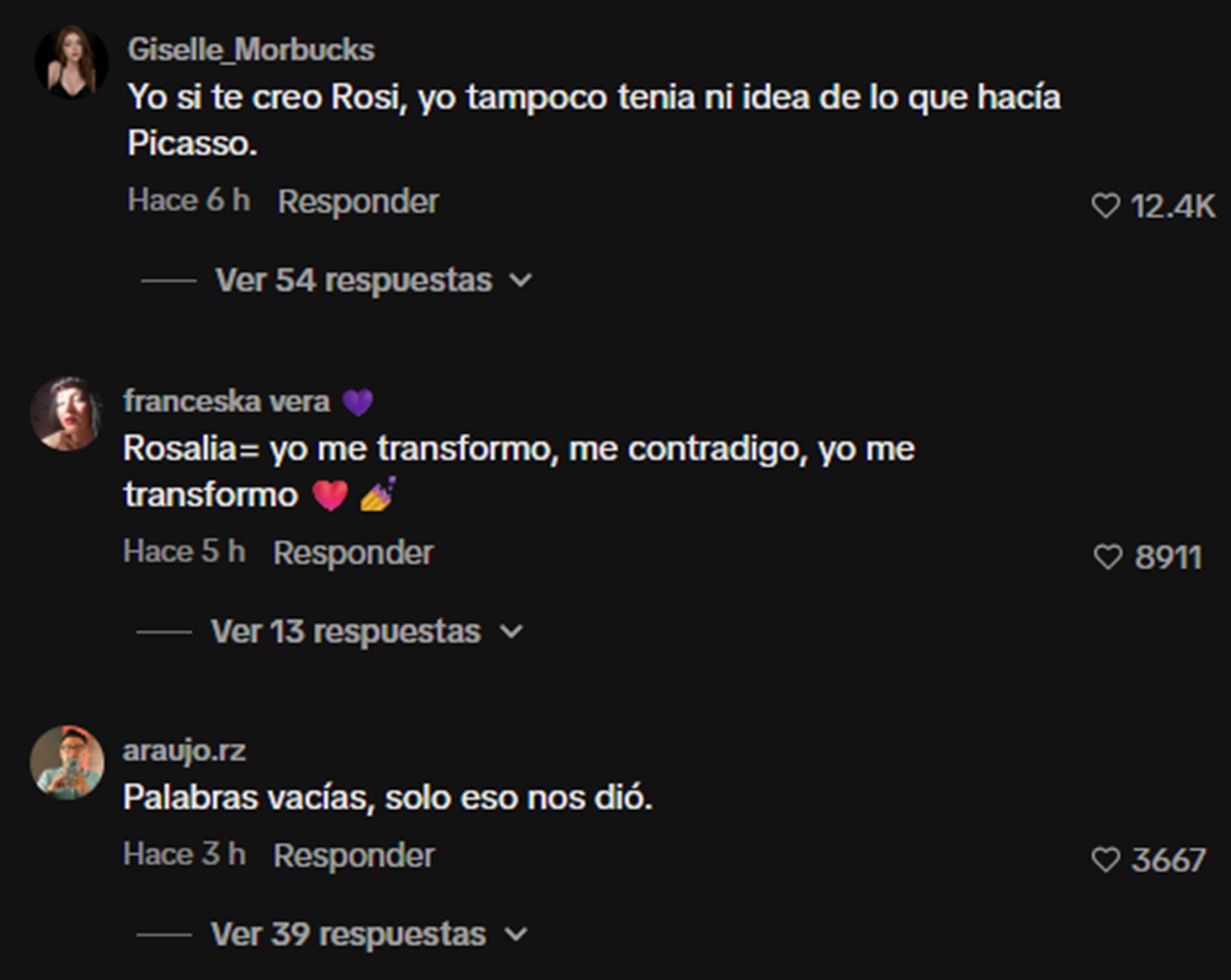 El descargo de Rosalía no fue suficiente para gran parte de su base de fans