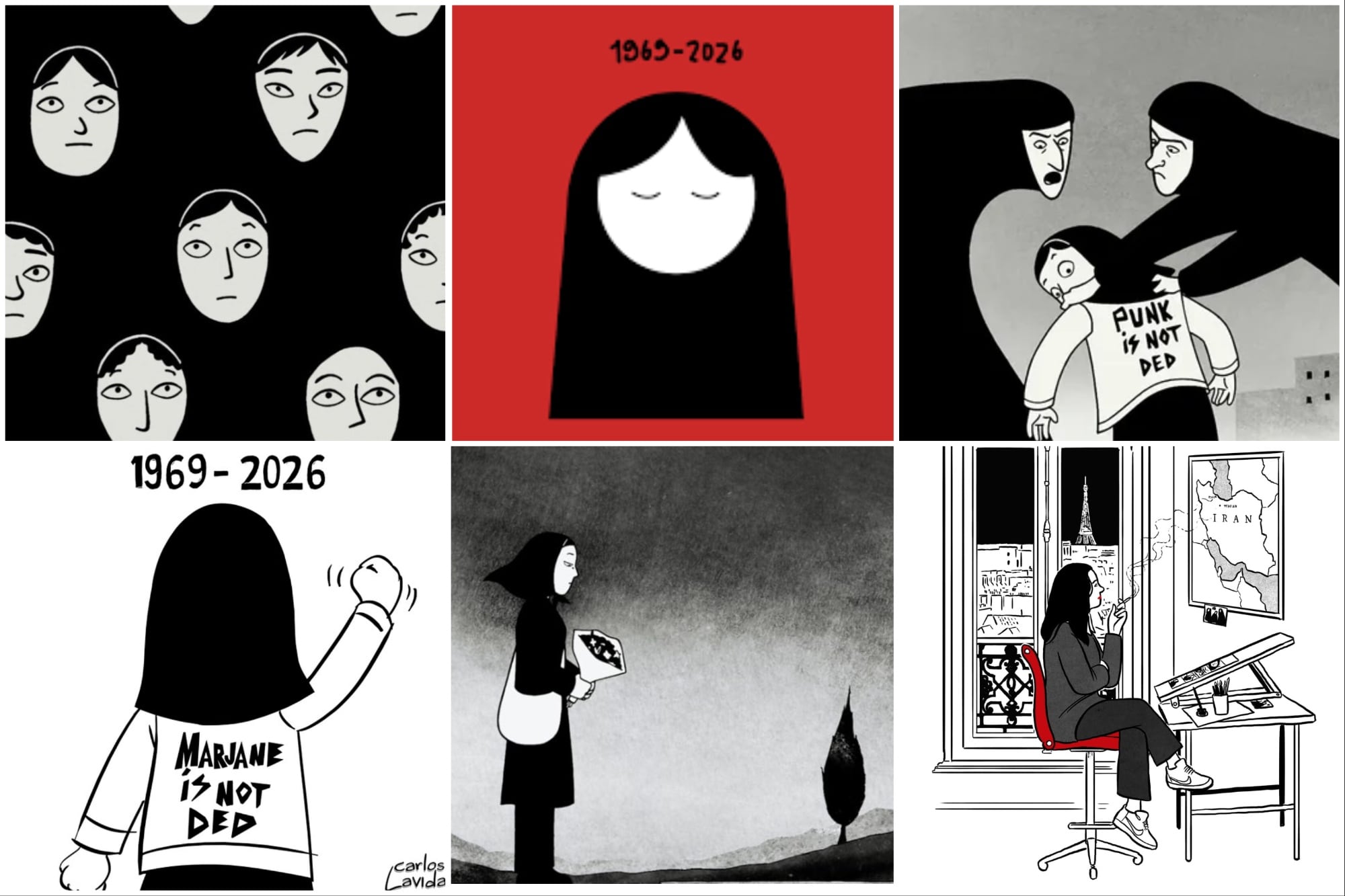 Despiden a Marjane Satrapi, la artista francoiraní que murió de tristeza en París