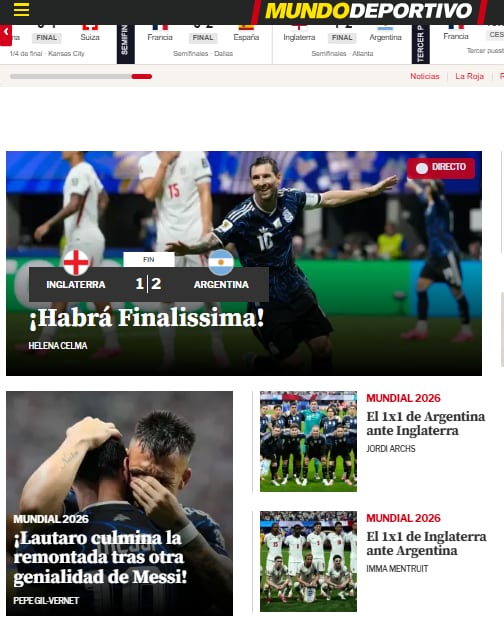 La portada de Mundo Deportivo