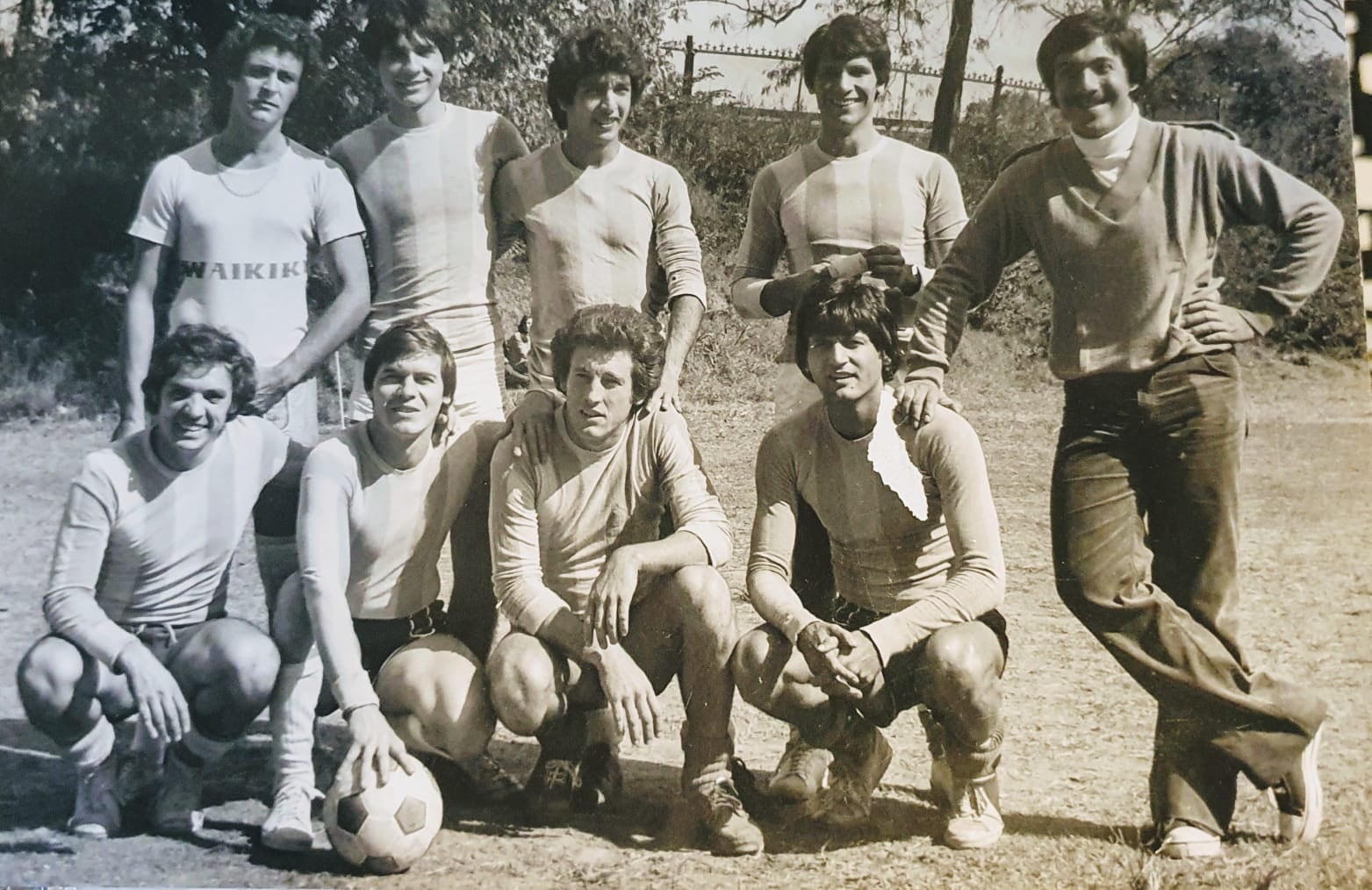 Dany Mañas, como manager del equipo de Los Galanes