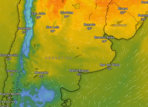 Hay alerta roja y amarilla por frío extremo, tormentas y vientos para este martes 28 de julio: las provincias afectadas