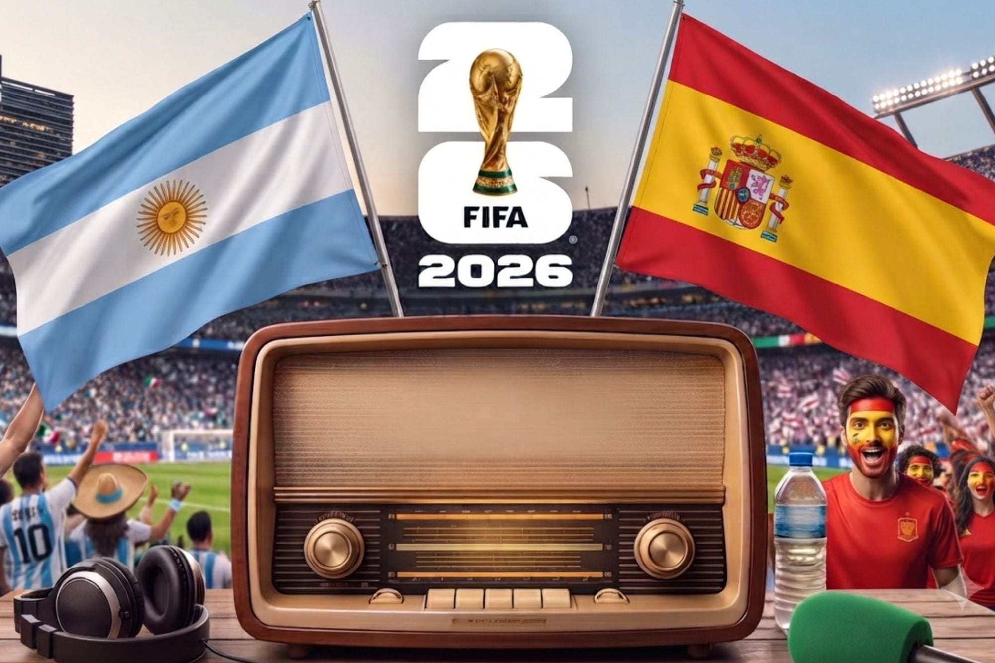 Dónde escuchar la final de Argentina vs. España en vivo hoy: radios que transmiten el Mundial 2026 en EE.UU.